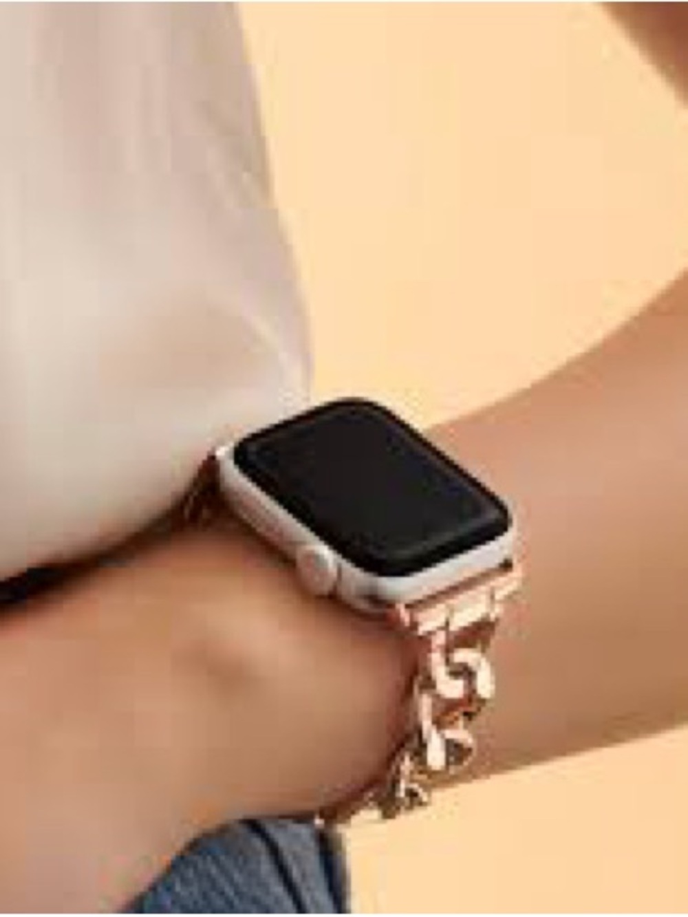 Rose Gold Chain Link Band